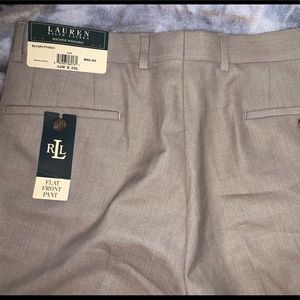 Men’s Polo Flat Front Pants New w/ Tags 32W x 32L